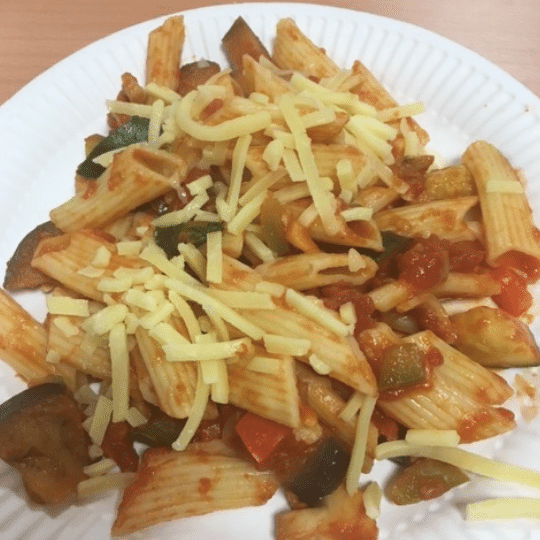 Pasta with a Ratatouille Sauce.img